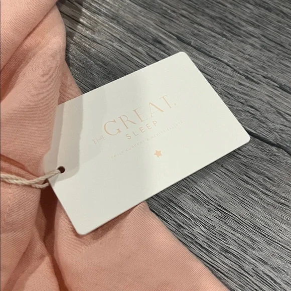 NEW WITH TAGS – THE GREAT. The Lace Slouch Sleep Tank | Dusty Rose | Size 3 - Picture 6 of 7